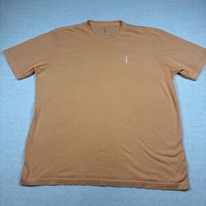 Southern Saint 100 % Organic Cotton Peach Orange Logo T Shirt Size  XL